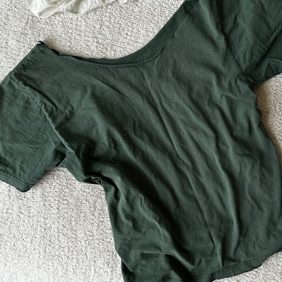 college notre dame off the shoulder tee - Picture 3 of 3